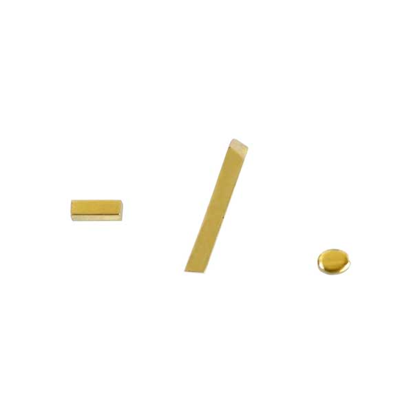 【ネコポス】真鍮 ゴールド 記号 ハイフン スラッシュ ドット メール便 bl0235ma