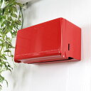 ペーパーホルダー ペーパーディスペンサー tissue dispenser ペーパーボックス レッド RED