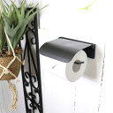 アイアンペーパーホルダー アンティークブラック トイレットペーパーホルダー シングルタイプ トイレ レストルーム ペーパーホルダー イレットペーパー デザイン ...