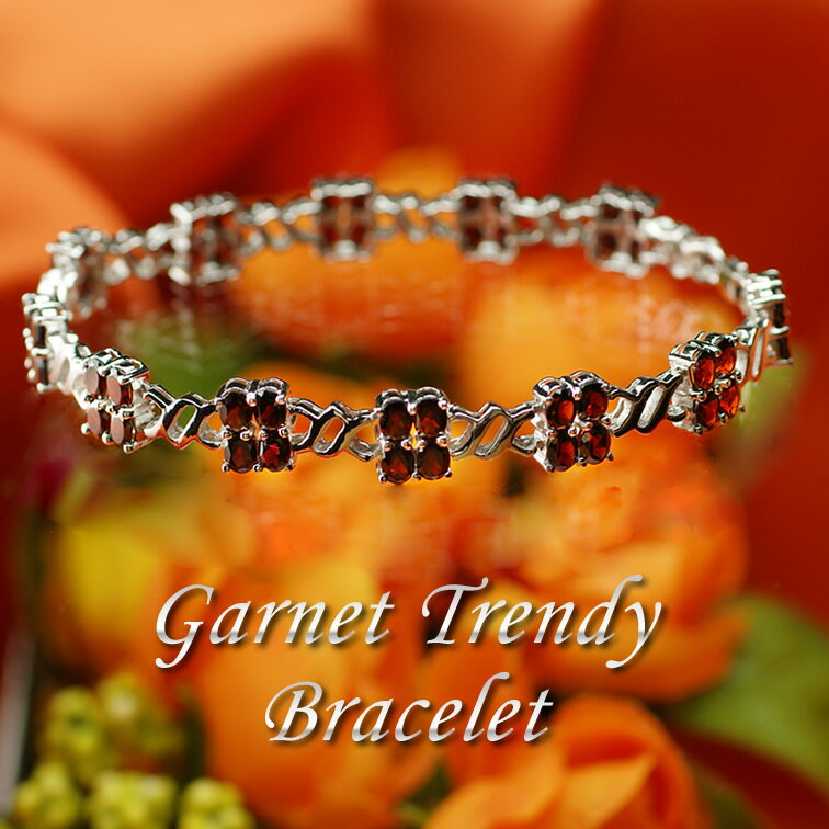 ブレスレット レディース ガーネット ブレスレット 誕生石 ガーネット プレゼント クリスマス プレゼント 誕生日プレゼント 女友達 ギフト 結婚記念日 妻 送...