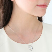 TV・雑誌で紹介されました!マドンナオープンハートネックレスレディースシンプル誕生日プレゼント女性30代結婚記念日プレゼント妻人気プラチナ18金仕上ギフト金属アレルギー対応