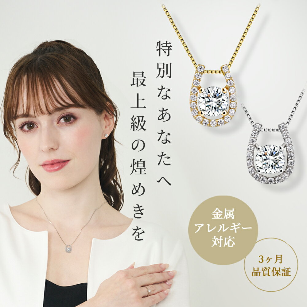 【20%OFFクーポン】 【TVで紹介 楽天1位】馬蹄 ホースシュー ネックレス k18 18金 プラチナ 仕上 金属アレルギー 対応 シンプル 普段使い ブランド プレゼントホワイトデー お返し 女性 20代 30代 40代 50代 上品 母 彼女 妻 記念日 誕生日 女友達 ギフト リズ【優】【P】