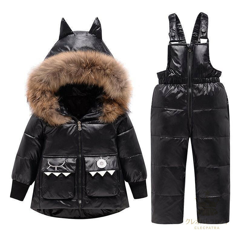 【クーポンで10％オフ】キッズ スキーウェア 子供 上下セット ジャケット パンツ ...
