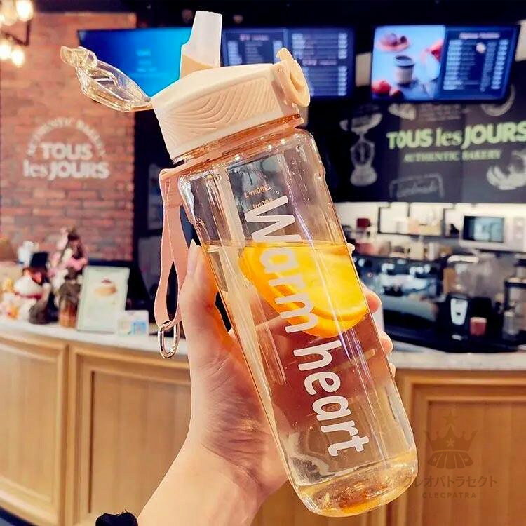 クレオパトラセレクトの【クーポンで10％オフ】水筒 ウォーターボトル 携帯ボトル ストロー 直飲み 720ml ドリンクボトル 蓋付き コーヒーボトル 女性 男性 メンズ レディース マグカップ｜アングル2