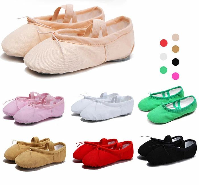 バレエシューズ 布製 クロスゴム バレエシューズ 大人用 子供用 バレリーナ ダンスシューズ 新体操 格安バレエ用品 ダンス エレクトーン靴 バトン 白 黒 肌色 ピンク レッド キャメル色