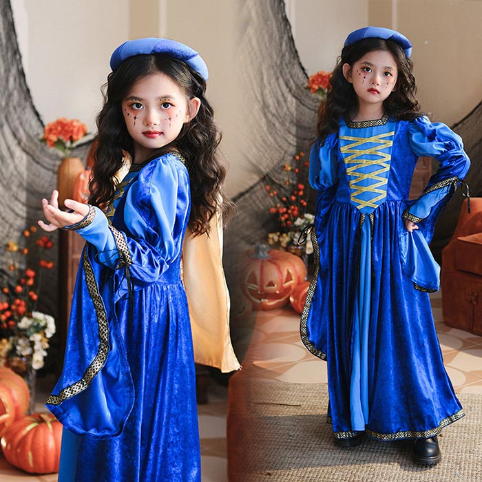 ハロウイン衣装 コスプレ 女の子 コスチューム ワンピース ヘッドバール 魔女 巫女 仮装 子供服 中世期 変身 死神 キッズ服 ウィッチ 小悪魔 可愛い 子ども 修道士 欧米風 誕生日 学園祭 宴会 変装 吸血鬼 中世 ヴァンパイア 学園祭 ジュニア 舞台 ステージ衣装 パーティー 2