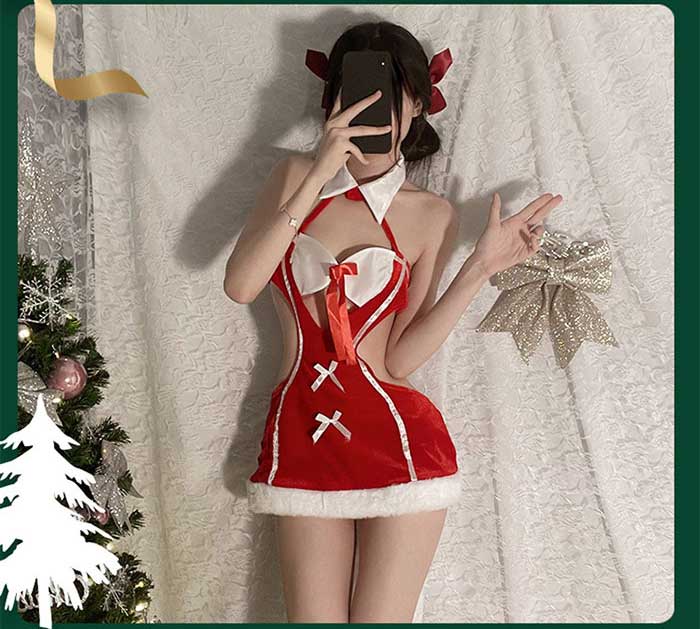 クリスマス衣装 コスプレ 制服 サンタコス セ...の紹介画像2