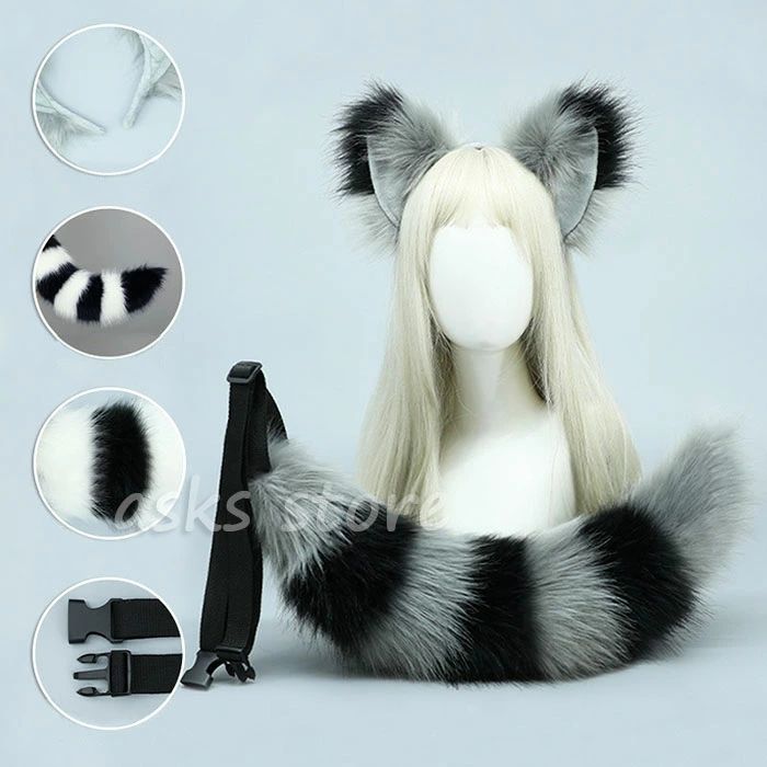 ハロウイン 仮装 コスプレ道具 狐耳＆尻尾セット 全8色 バイカラー キツネ 耳 しっぽ 尾 カチューシャ きつね ダンス 付け耳 仮装 可愛い 動物 コスプレ ふわふわ ハロウイン仮装 かわいい 狐 コスチューム 忘年会 パーティー 野球 応援 きつねダンス もこもこ アニマル