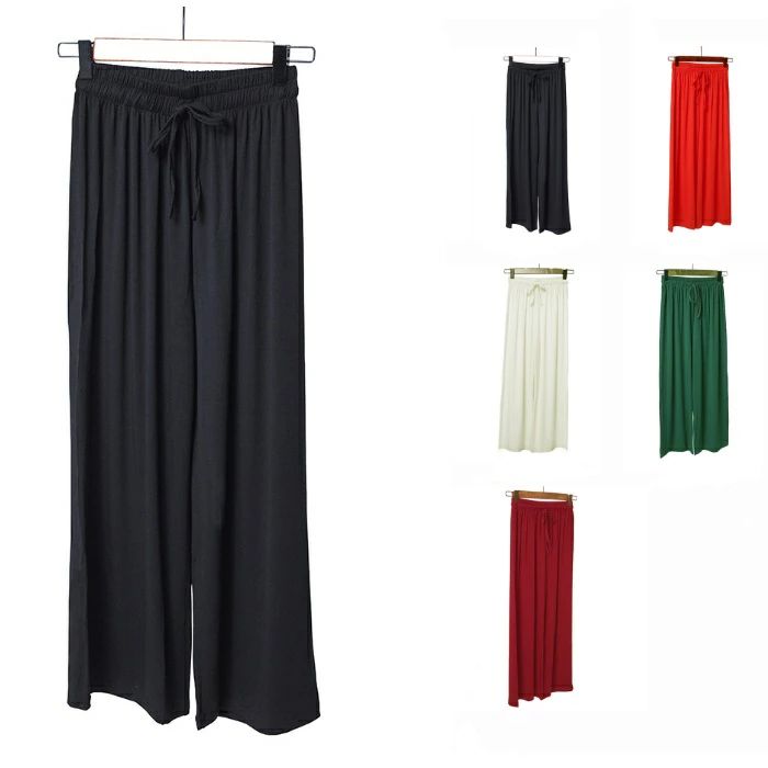 ダンスパンツ レディース ワイドパンツ ダンスウェア ボトムス 5色 九分丈 ガウチョパンツ レッスン着 古典ダンス衣装 社交ダンス モダンダンス 練習着 ヨガパンツ 舞台ダンス衣装 団体お揃い 無地 ウエストリボン リラックス ゆったり 大きいサイズ 体型カバー S M L XL 2XL