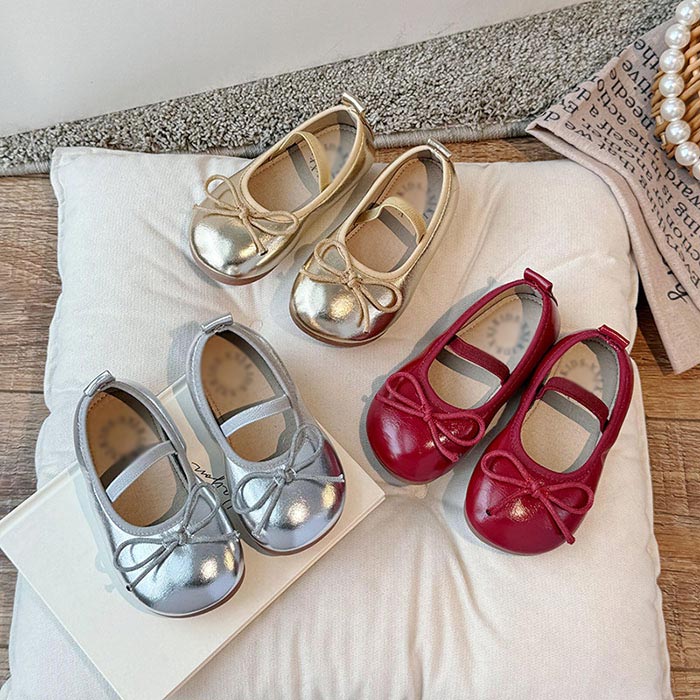 Formal Shoes - 子供靴 パンプス キッズ 靴 女の子 子どもシューズ 3色 シューズ 蝶結び ベビーシューズ お姫様 フラットシューズ 子ども 入園 入学 卒業 七五三 誕生日 プリンセス 姫系 春 秋 夏 発表会 結婚式 韓国子供 履きやすい 疲れにくい 可愛い 子供の日 14-21cm