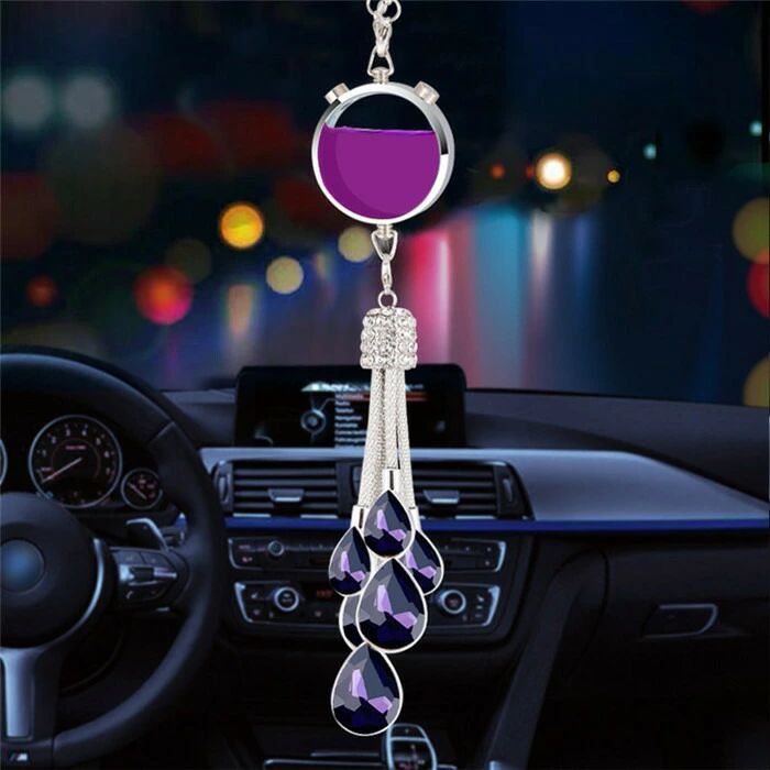 Rakuten - ルームミラー 飾り 車 ハンギング バックミラー ぶら下げ キラキラ アクセサリー 雰囲気 インテリア 内装 おしゃれ プレゼント ギフト 贈り物 開店祝い 飾り物