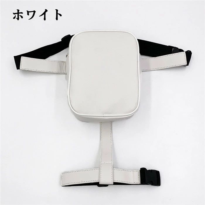 レッグポーチ レッグバッグ ポーチ ウエストポーチ PU レザー バイク メンズ ウエ...
