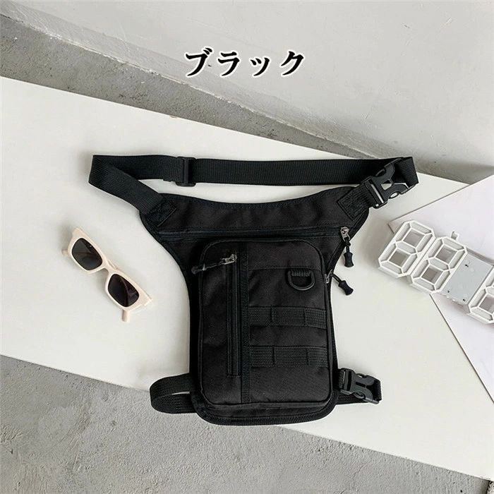 【クーポンで10％オフ】レッグポーチ レッグバッグ ポーチ ウエスト迷彩 ポーチ ナ...