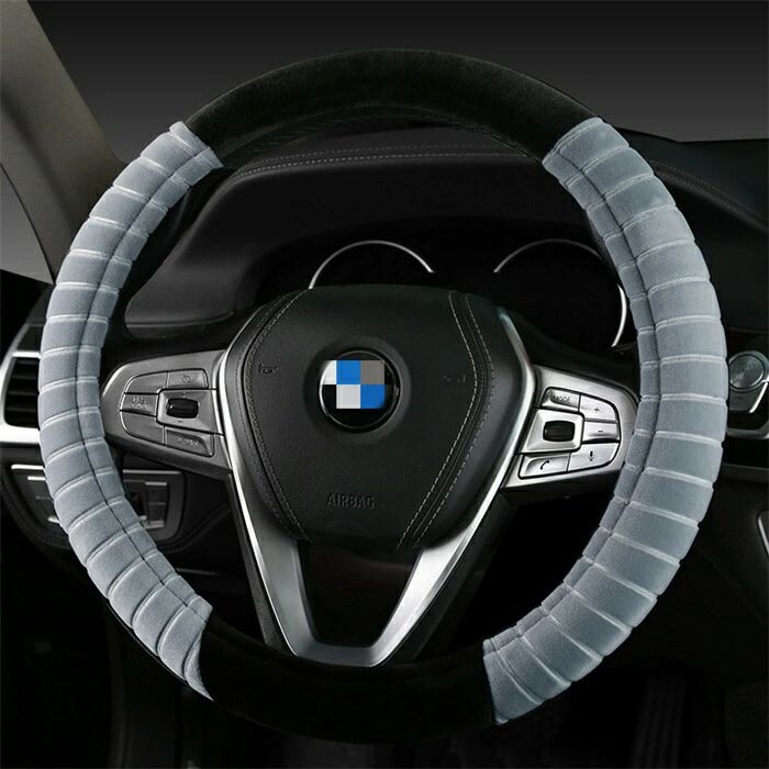 ハンドルカバー ステアリング カバー O型 自動車 普通車 内装用品 ドライビング 四季 おしゃれ 男女兼用 握りやすい 暖かい 38cm 簡単装着 可愛い 父の日