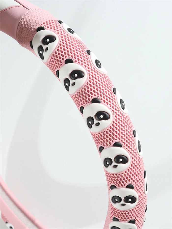 ステアリングカバー ハンドルカバー 革 レザー 刺繍 O型 D型 38cm 軽自動車 普通車 自動車用 撥水 滑り止め 汚れ防止 ビジネス おしゃれ 握りやすい 簡単装着 乗用車 内装用品 汎用 父の日