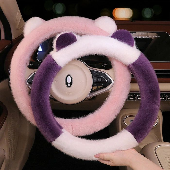 ハンドルカバー ステアリングカバー 普通車 軽自動車 自動車 ボア 耳 耳型 通気 36cm 38cm O型 D形 ビジネス おしゃれ かわいい 内装パーツ 握りやすい 汎用 通気 高級感 滑り止め ドレスアップ 簡単装着 内装用品 洗える 可愛い シンプル 暖かい 車載用