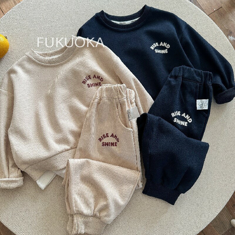 Rakuten - 【クーポンで10％オフ】男の子 秋服 セットアップ 2025新作 スウェット トレーナー＆パンツ 男の子用 ベビー 秋春コーデ