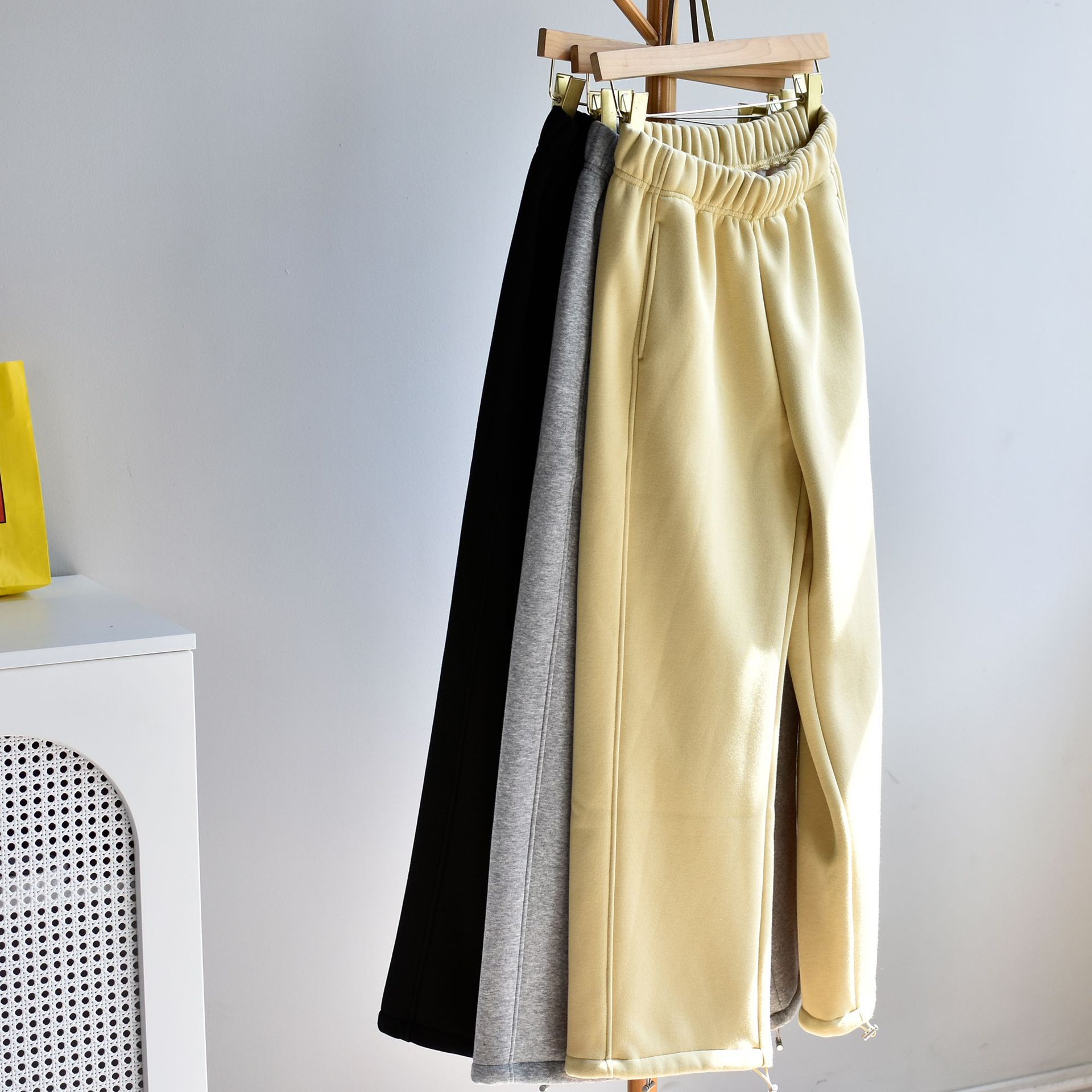 【送料無料】ツーウェイ ワイドパンツ レディース 秋冬 フリース裏起毛 ゆったり ルームウェア トレーニング