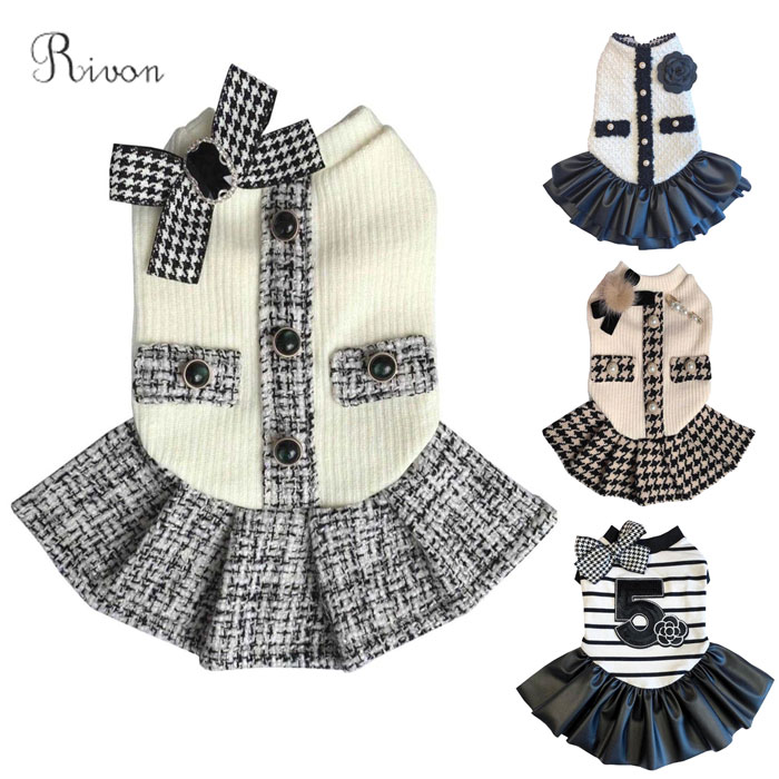 ペット服 犬服 ワンピース ドレス 犬の服 可愛い ペット服 洋服 女の子 ドッグウェア スカート 袖なし ..