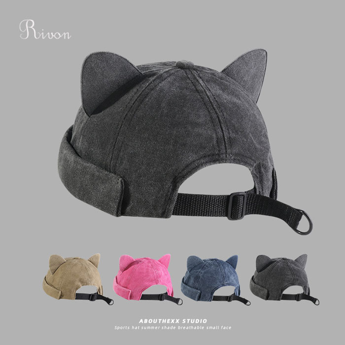 For Women - 【クーポンで10％オフ】猫耳帽子 キャップ 帽子 野球帽 可愛い 小顔効果 猫耳 帽子 レディース ハット 上品 キャップ 帽子 大人 可愛い 猫耳 キャスケット 帽子 通気 かっこいい 小顔効果 シンプル 春 夏 おしゃれ 可愛い 小顔効果 誕生日 ギフト