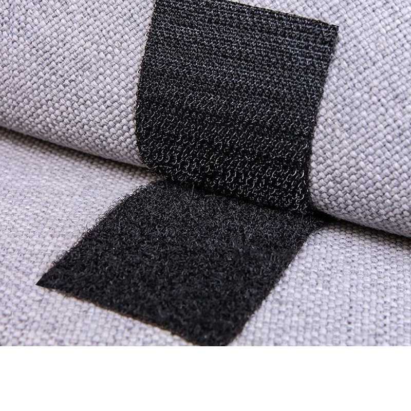 マジックテープ 両面テープ付き 強力 粘着テープ 5x10cm 面ファスナー 両面テープ 固定用テープ 魔法の..