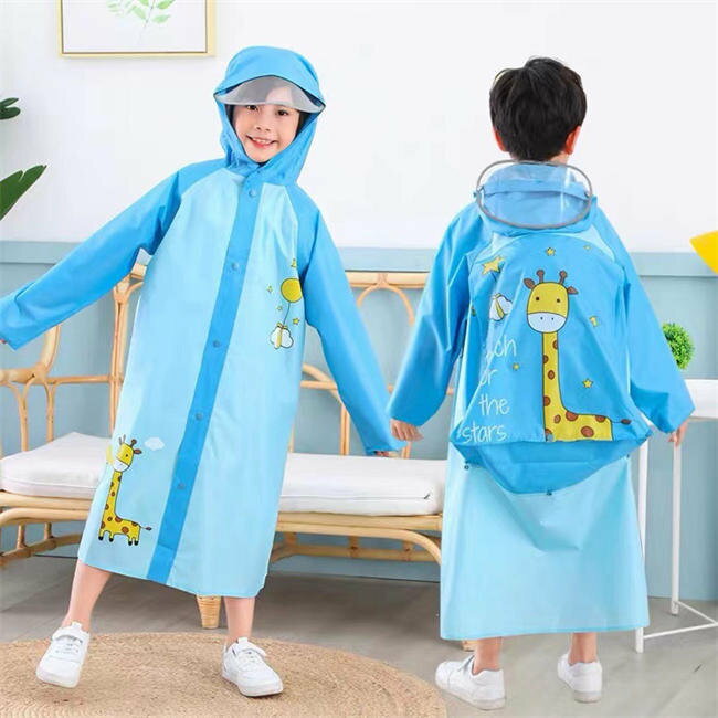 レインコート キッズ 子供 レインウェア かわいい 男の子 女の子 小学生 ランドセル対応 カッパ 雨がっぱ レインポンチョ 雨具 携帯 旅行 防水 撥水 ジュ...