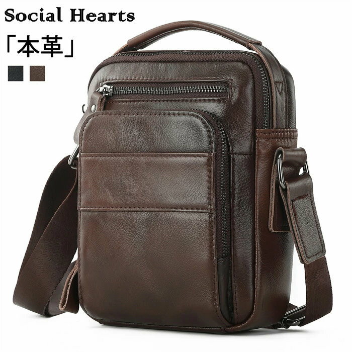 C, L, R, W - 【クーポンで10％オフ】本革 厳選牛革 ショルダーバッグ メンズ メンズバッグ トートバック レザーバッグ ワンショルダー 斜めがけ 肩掛け レザー 革 収納 アウトドア 父の日 オイルレザー 経年変化 メッセンジャーバッグ 斜め掛けバッグ 革 カジュアルバッグ