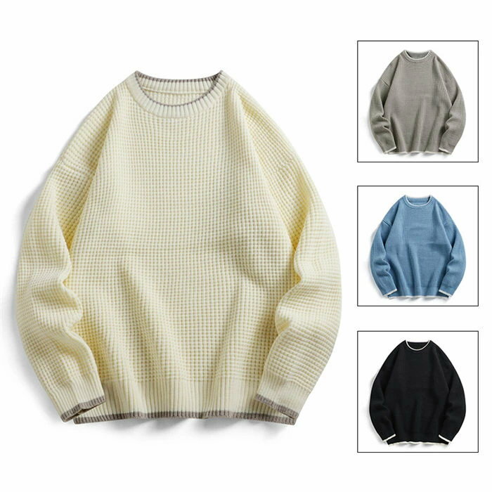 メンズ セーター ニット トップス 無地 クールネック トップス 長袖 厚手 秋服 ショート丈 防寒保温 カジュアル 冷房対策 職場 ビジネス 大きいサイズ シンプル 20代30代40代50代 おしゃれ かっこいい 紳士 高品質 あったか 秋 冬 お洒落 ニットトップス