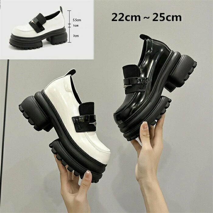 厚底 ドレスシューズ レディース シューズ 春 秋 冬 美脚 脚長 シンプル きれいめ カジュアル フェミニ..