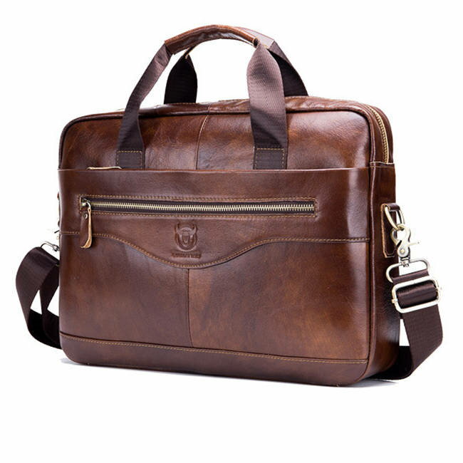レザービジネスバッグ 通勤鞄 ビジネス カバンビ ジネスバッグ ショルダーバッグ ブリーフケース メンズバッグ トートバック 牛革 2way PC対応 本革 仕事用 通勤用 大容量 防水 通学 出張 就活 bag 肩掛け 厚手 自転車 ギフト贈り物 父の日 誕生日