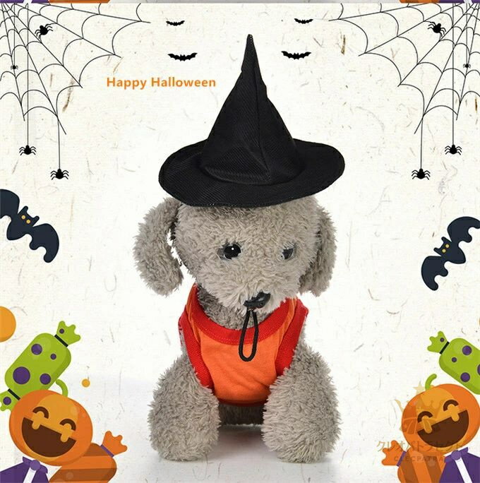 帽子 ハロウィン変身　犬用 猫ちゃん 帽子 猫用 帽子 クリスマス ペット用 帽子 コスプレ ペット用品 可愛い 散歩 写真記念 撮影 コスチューム 簡単変装 犬猫用帽子 ハロウィン 仮装　コスプレ ハロウィン 衣装 仮装