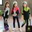 キッズ ジャージ 上下セット セットアップ 女子 長袖 春秋 秋着 韓国風 ジュニア ジャージ キッズ 女の..