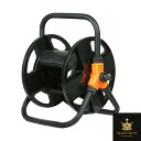 ホースリール ホース用リール 散水ホースリール 回転台付き 巻き取り 巻取可能 ABS 散水用ホース収納 散水 園芸ホースリール 本体のみ リールつけない ガーデン工具 ガーデニング散水 菜園 園芸 洗車 便利