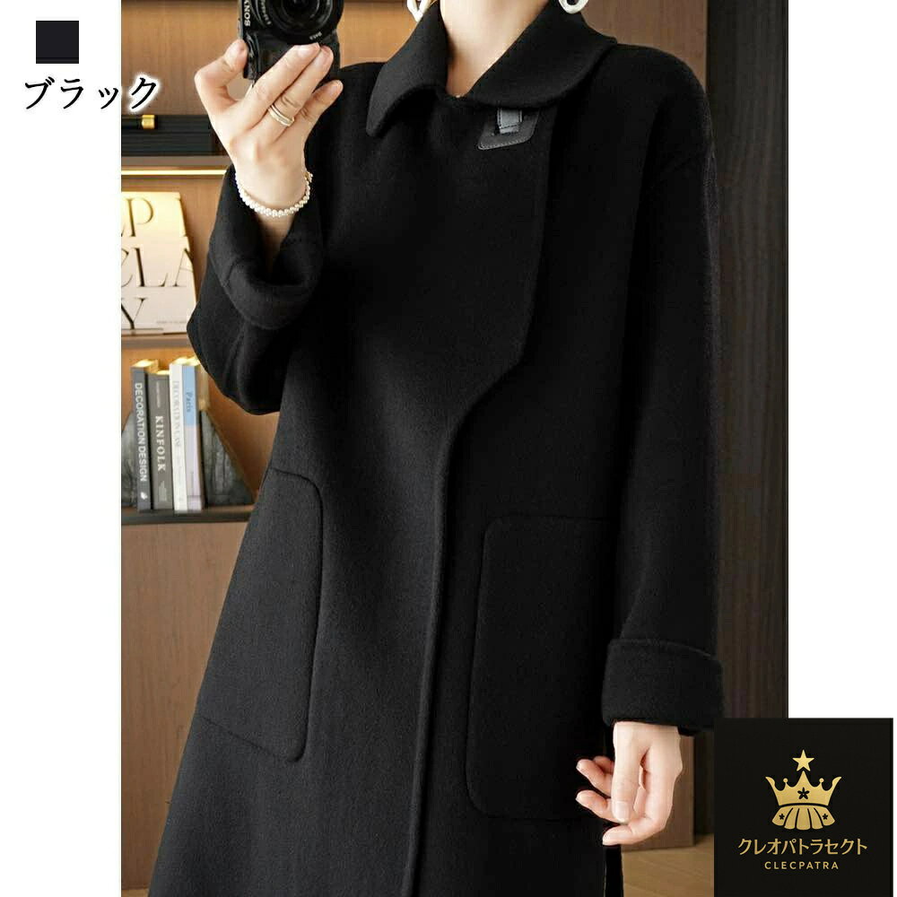 Allegra K デニムジャケット クラシック スタンドカラー ロングスリーブ 胸ポケット付き ジーンズ レディース ヴィンテージブルー S