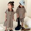 セットアップ キッズ 兄妹 ベビー服 男の子 女の子 ロングワンピース 半袖 子供服 tシャツ 綿 ショート..