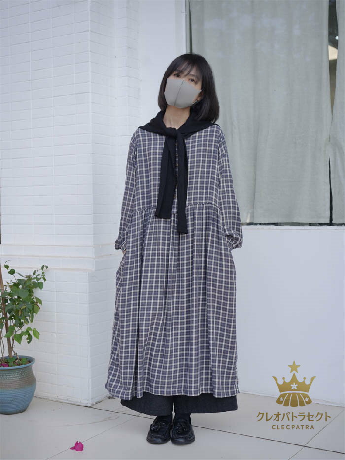 レディース　　シャツ　トップス 無地 コットンと リネンシャツ トップス 春秋な ミドル 丈 大きめ サイズ レディース シャツ