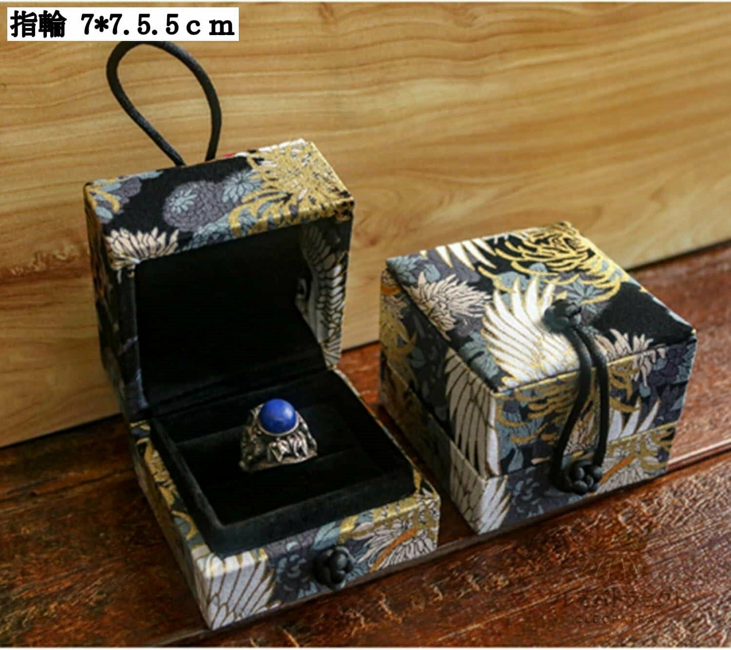 ジュエリーボックス アンティーク コレクションケース レディース アクセサリー収納 携帯用 持ち運び 便利 耐久性 防錆 密閉 記念 中国風 お返し(3.0)