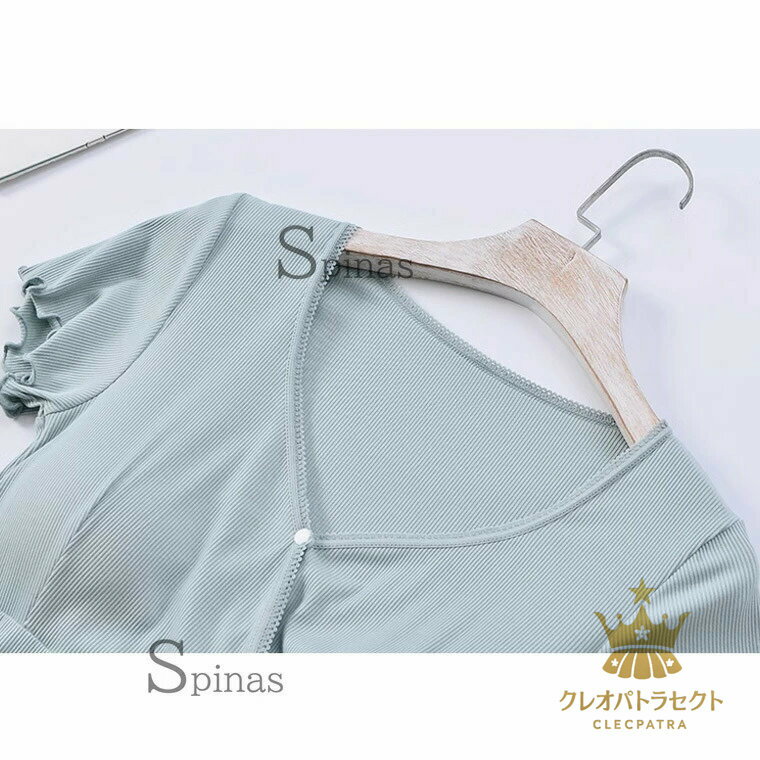 授乳できる締め付けなし 肩こらない 柔らかもっちり パット付半袖Tシャツ ラウンド...