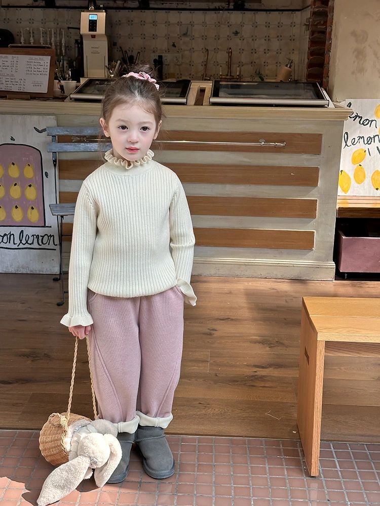 【クーポンで10％オフ】タートルネック ニット 女の子子供服 秋冬 春秋 キッズ 7色...