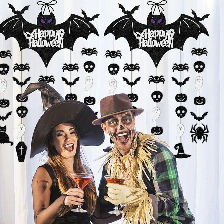 Other - 【クーポンで10％オフ】ハロウィン 飾り ドアハンガー ドア飾り 吊り飾り バット コウモリ かぼちゃ クモ おばけ ゴースト 幽霊 玄関 ドアデコレーション ホラー 飾り パーティー なりきり 文化祭 学園祭 舞台劇 cosplay 宴会 舞台演出服 Halloween 万聖節 イベント