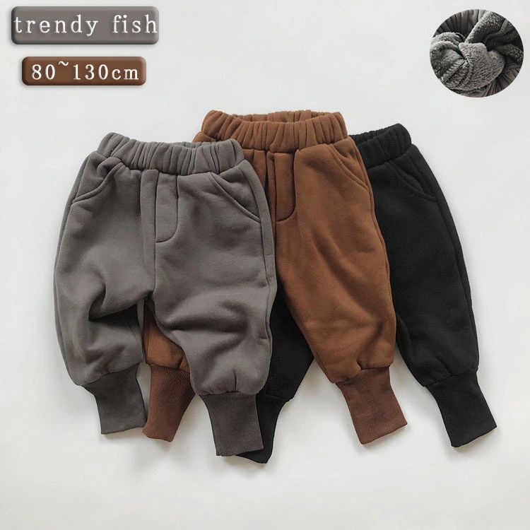 Pantalón Pantalón Pantalón Niños Niños Niños Niñas Espalda Gruesa Cepillo Tobillo de Invierno Pantalón Anillado Dobladillo Calentador Frío Cintura de Caucho Cálido Cálido Niños Niños Niñas Pantalones Escuela Casual Marrón Gris Negro