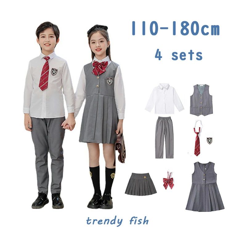 男の子 女の子 卒業式 スーツ ゆったりサイズ 小学生 子供 入学式 フォーマル グレー 無地 ネクタイ 110 120 130 140 150 160 170 180 子供服 キッズ スーツ 入学式 卒業式 ピアノ発表会 卒園式