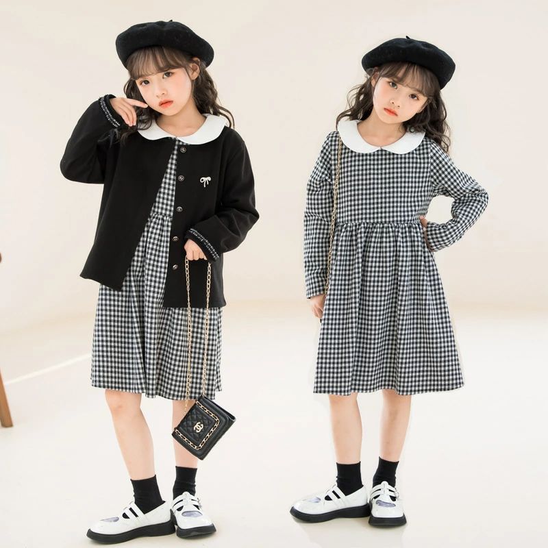 子供服 2点セット フォーマル 長袖 ワンピース カーディガン キッズ フォーマル ド...