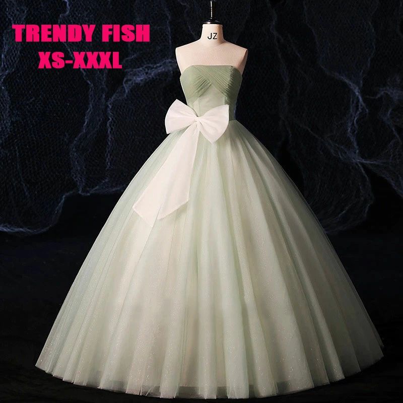 イブニングドレス ドレス 緑 カラードレス プリンセス パーティードレス 発表会 ピアノ ウェディングドレス 大きいサイズ オフショルダー 格安 お花嫁 ドレス リボン グリーン 編み上げ 前撮り 後撮り 結婚式 ロングドレス 二次会 演奏会 披露宴 ワンピース お洒落