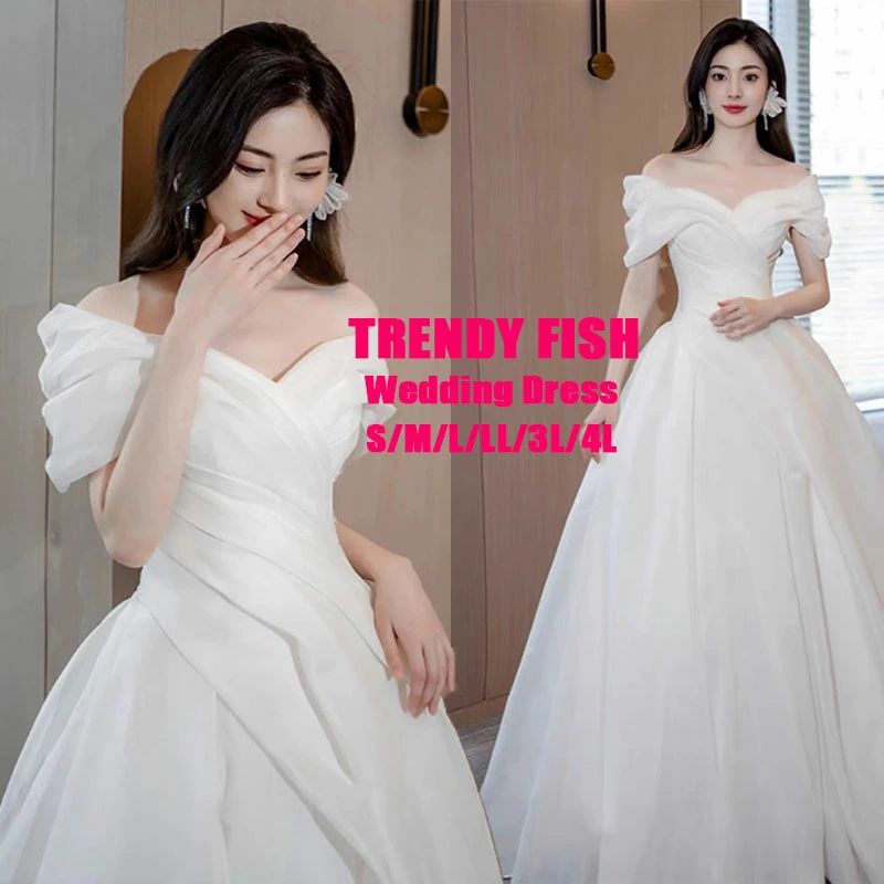 ウェディングドレス Aライン 結婚式 二次会 白ドレス オフショルダー ブライダルドレス 花嫁ドレス ロングドレス 結婚式ドレス 二次会ドレス 白 格安 ウエディングドレス 前撮り ドレス 海外挙式 ホワイト ウェディングドレス 披露宴 S M L XL XXL XXXL