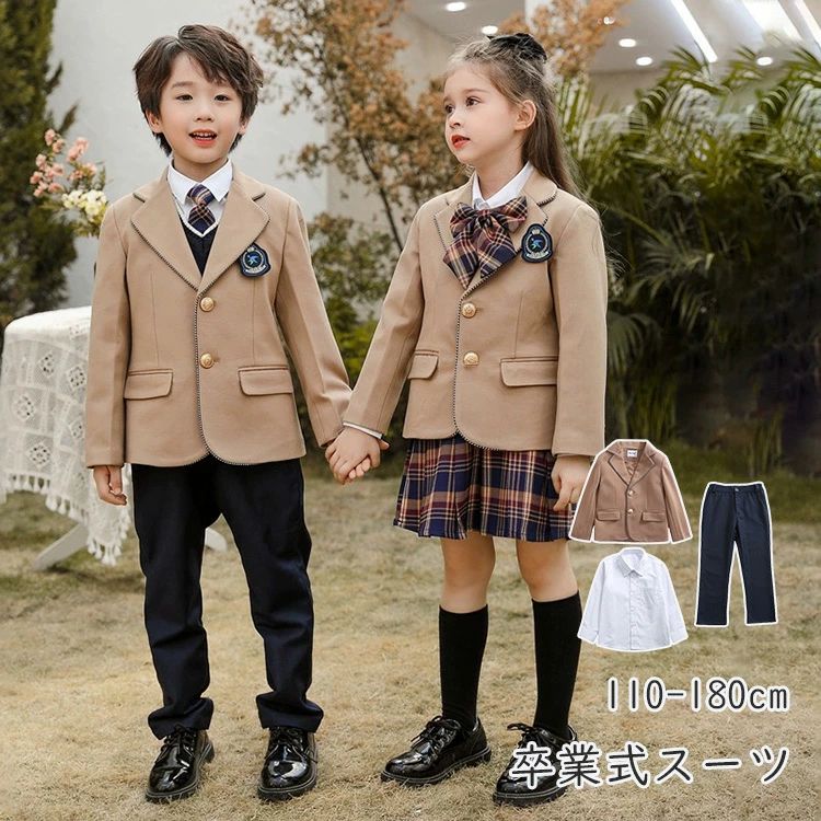 小学校 卒業式 スーツ 女の子 子供 スーツ 5点セット 男の子 子供 卒業式 制服 入学式 ワンピース ジャケット ジュニア 子供 キッズ こども 小学校 小学生 ピアノ 発表会 ジャンパースカート 七五三 お受験 結婚式 子供服 100 110 120 130 140 150 160