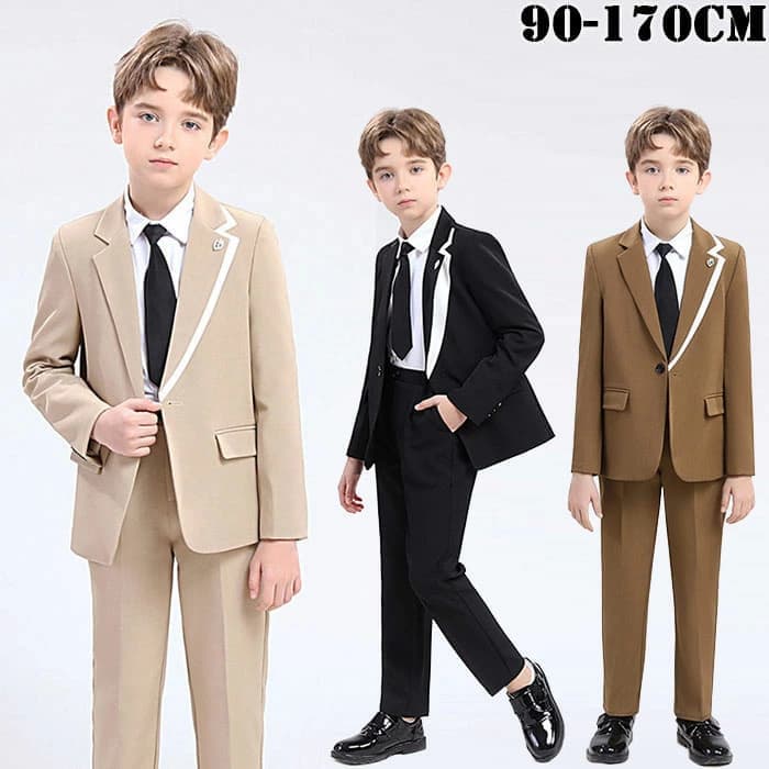 キッズスーツ 男の子 子供スーツ セットアップ 子供 スーツ 発表会 ピアノ演奏会 結婚式 紳士服 礼服 入学式 フォーマルスーツ お受験 卒業式 卒園式 フォーマル 七五三 子供服 長袖 キッズ スーツ一式 フォーマル シャツ ベスト 入園 大きいサイズ 小学生 ジュニア 90-170cm