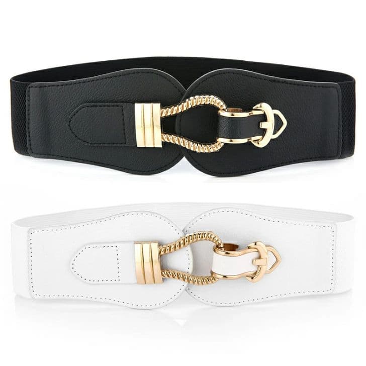 サッシュベルト レディース ゴムベルト ウエストベルト 飾りベルト ベルト ゴム 幅広 太ベルト 革 レザー カジュアル