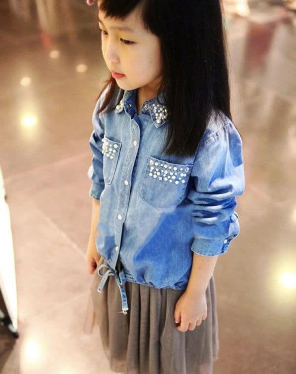 子供服 デニム キッズ Gジャン 子供 デニム こども デニムジャケット キッズ