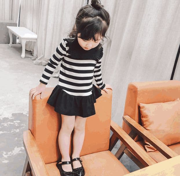 子供 ワンピース 女の子 春物 ボーダー 女の子 チュニック 子ども ワンピース 長袖ワンピース ボーダーチュニック 子ども チュニックワンピ 女の子